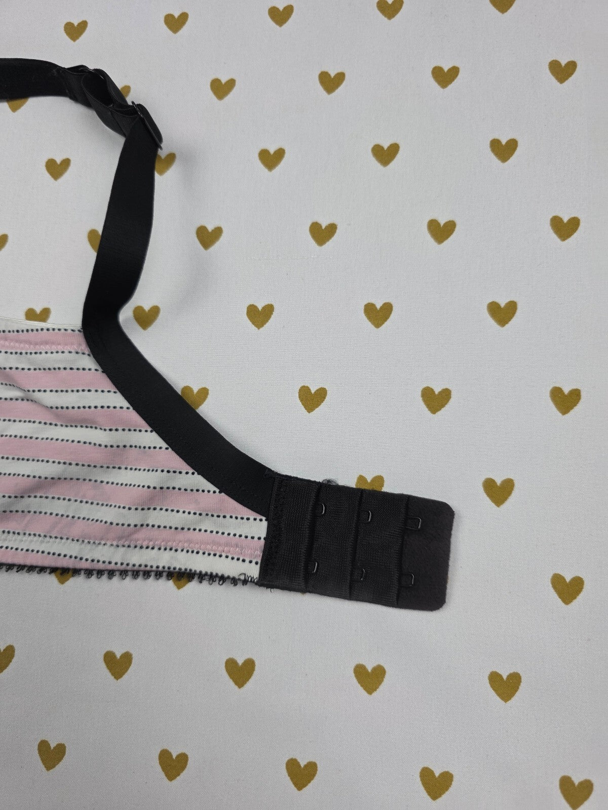 Victorias Secret Striped Iconic 40D Cotton Perfect Coverage Bra