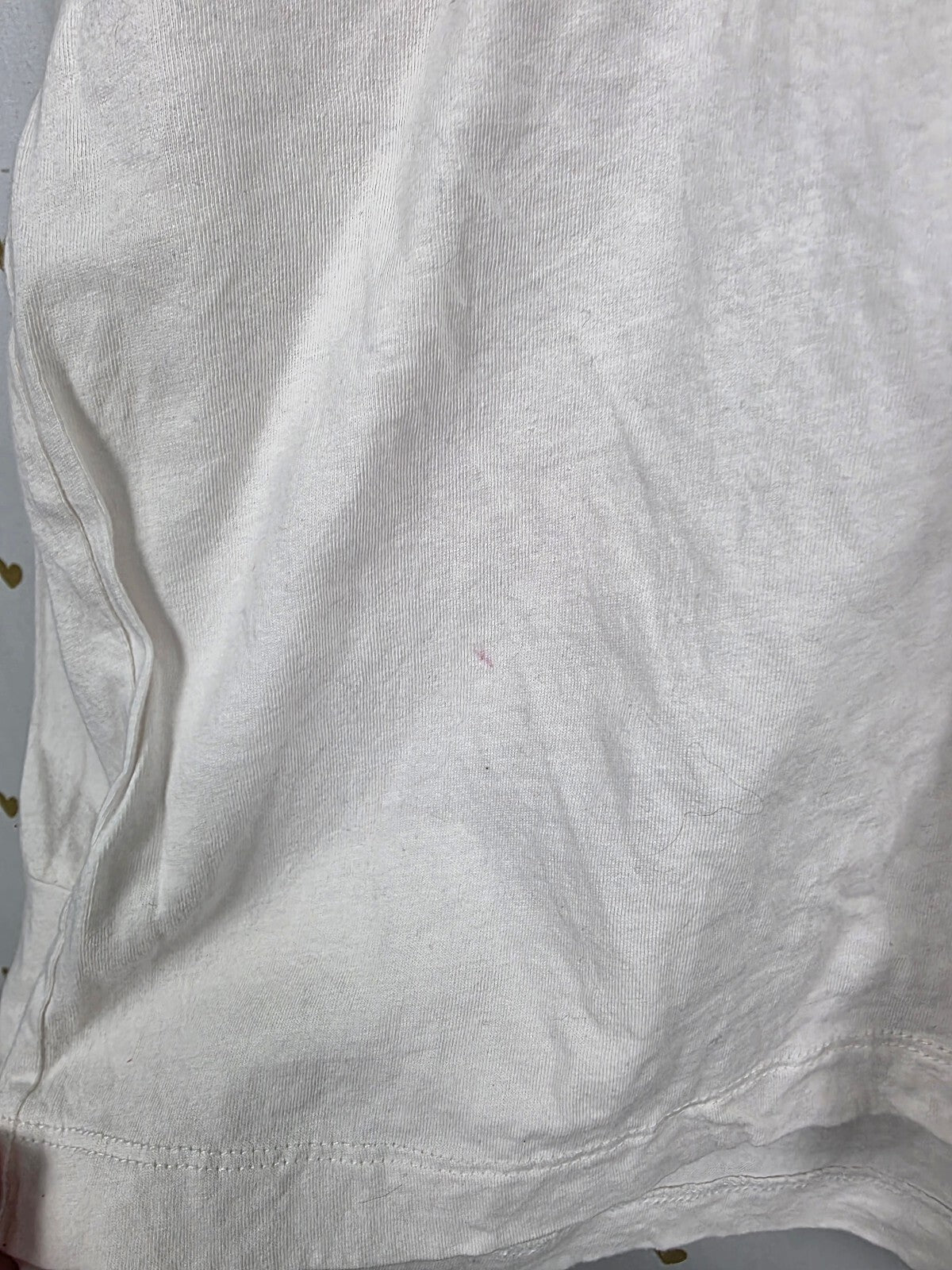 Victorias Secret White Signature Bling Long Sleeve Tee shirt  Medium