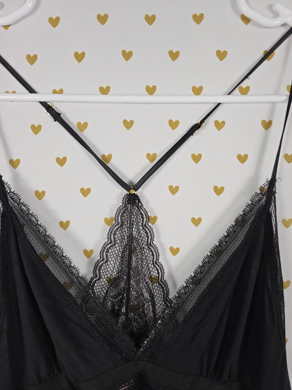Victorias Secret Black racerback super soft nightie Slip Dress Pajama XL