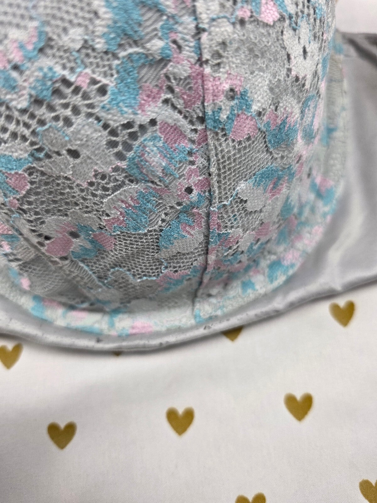 Victoria's Secret Body By victoria Lined Demi Balconette Bra 38DDD 38F