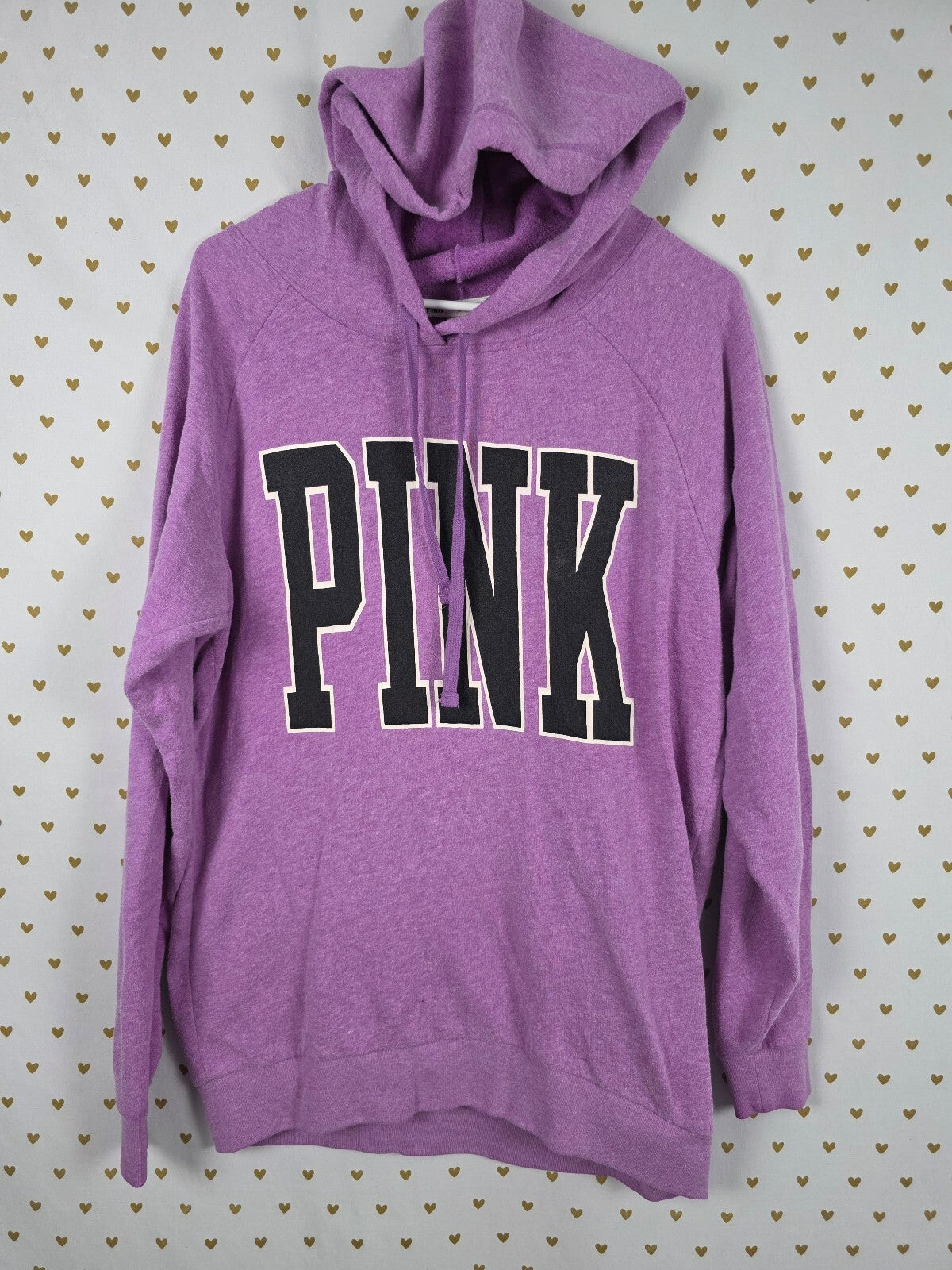 Victorias Secret Pink Purple Pullover Logo sweater Shirt XS
