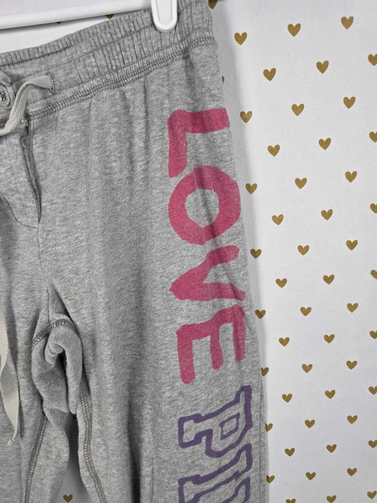 Victorias Secret PINK Vintage Love Cropped Capri Sweats Y2k SMALL