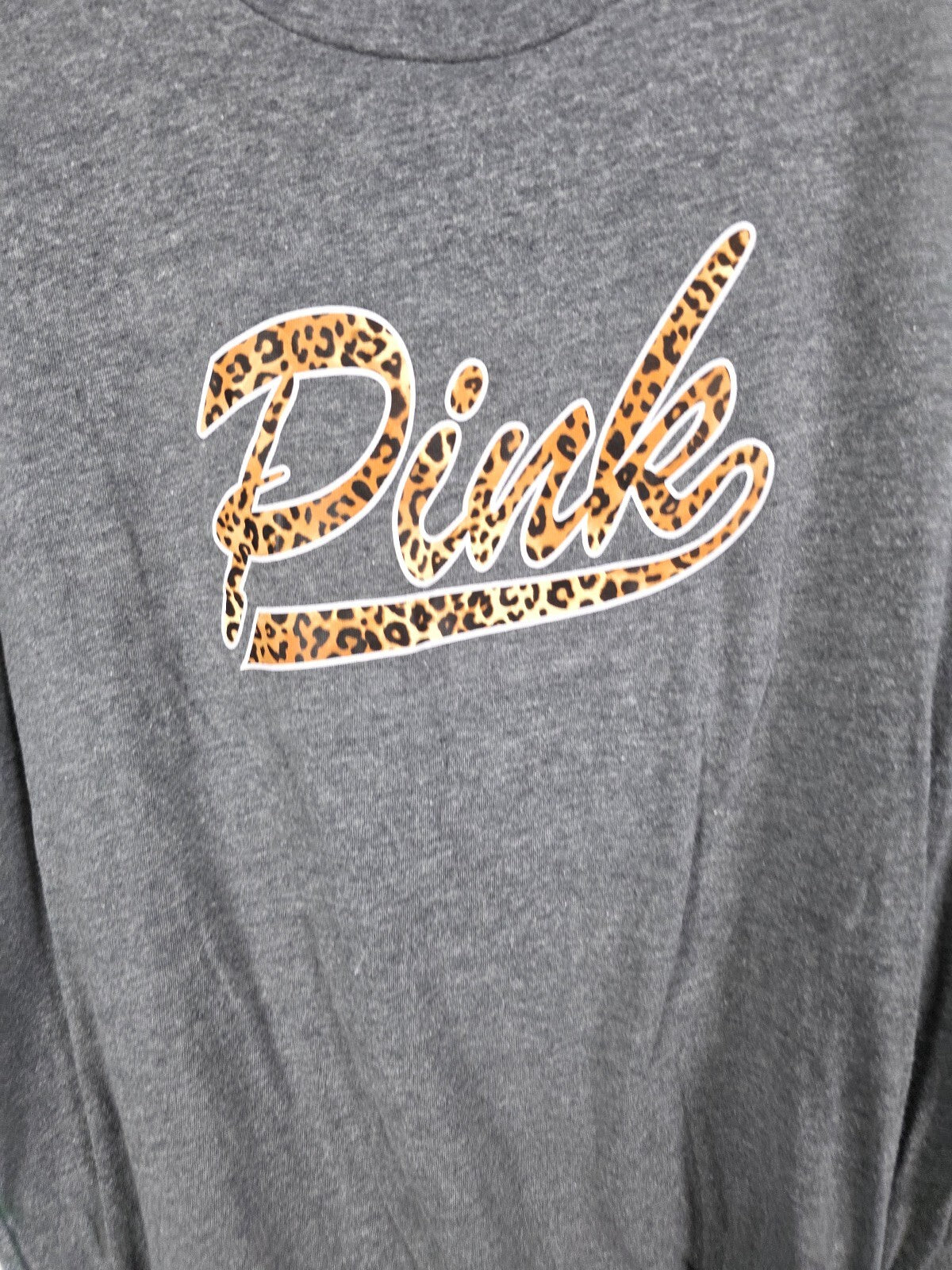 Victorias Secret PINK Cheetah Leopard SET Tee shirt Small Yoga Pants Outfit