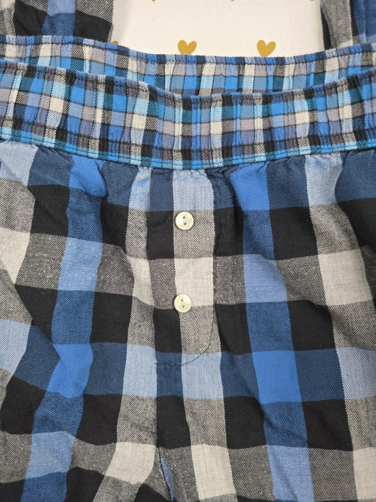 Victorias Secret Blue Plaid Small Sleep Pants Pajama PJ Bottoms