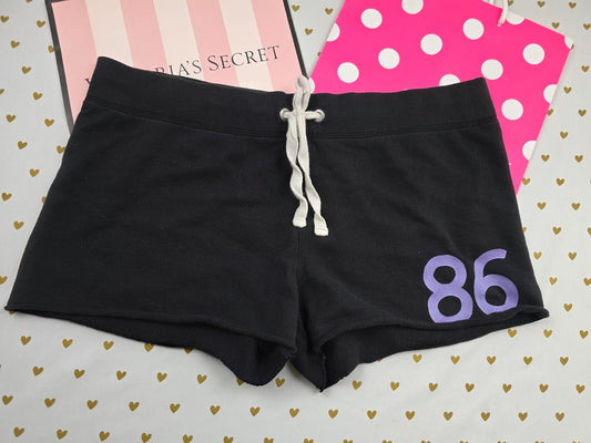Victorias Secret PINK Vintage 86 Logo Butt y2k Sweat Shorts Large