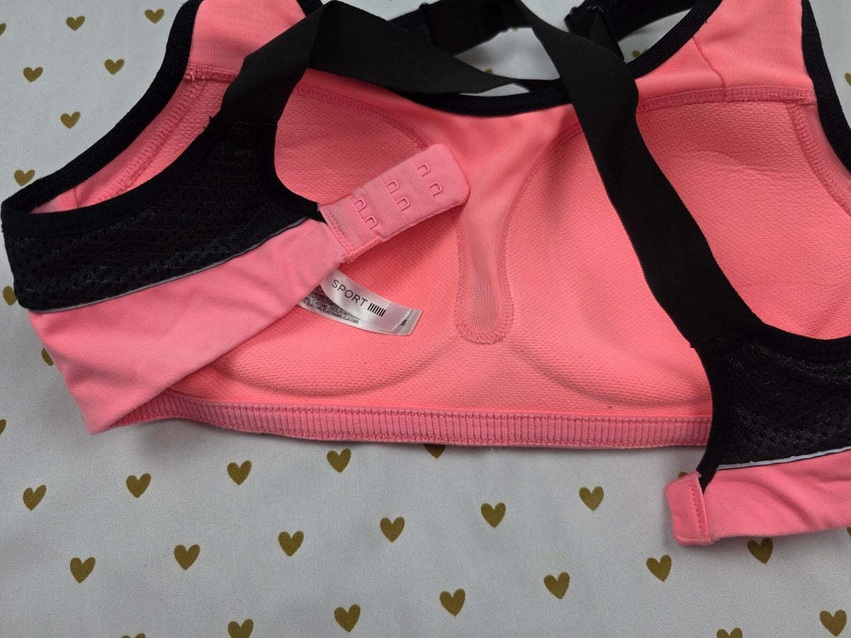 Victorias Secret VSX Neon Sports Bra Exercise Support 32C