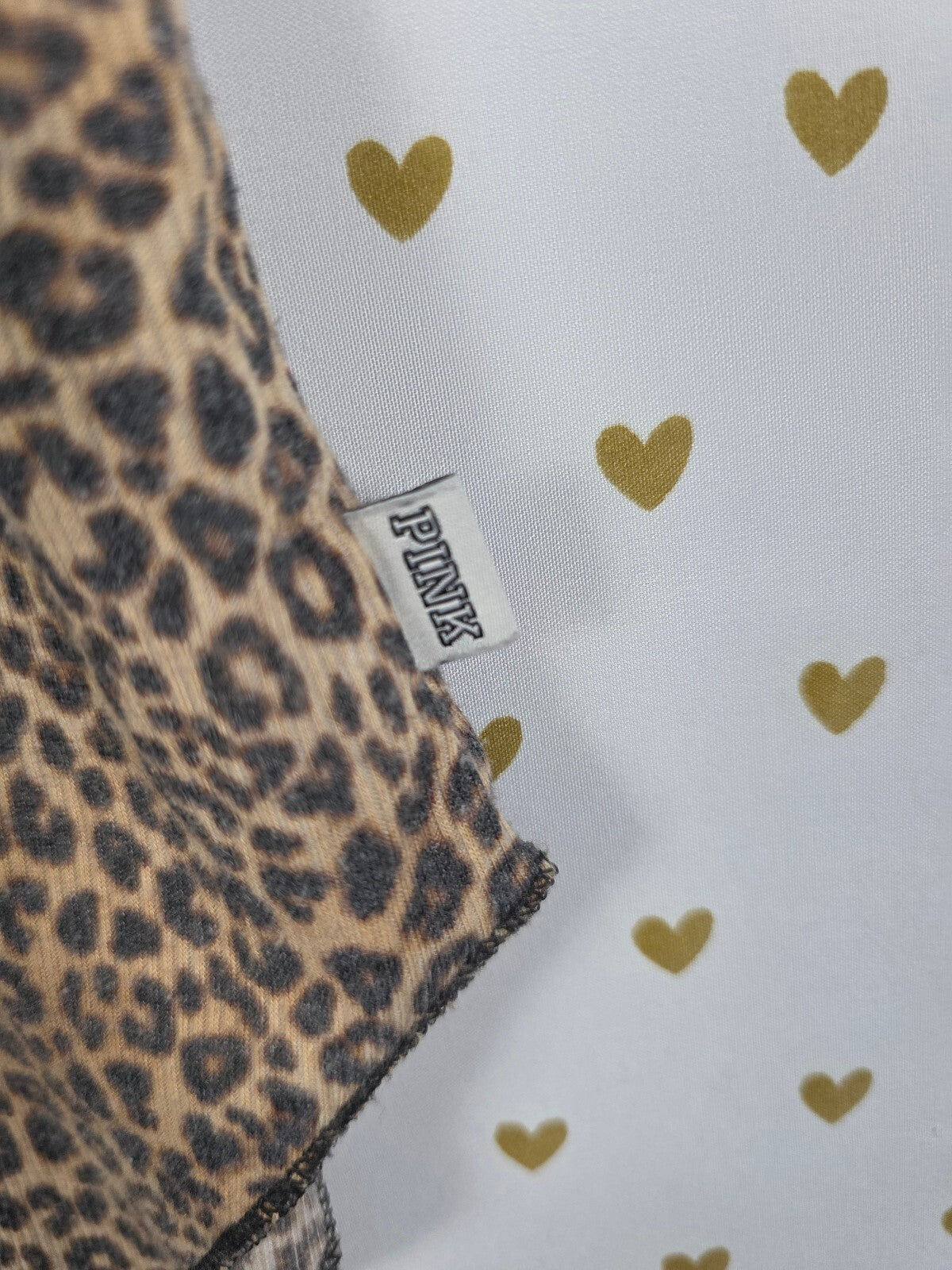 Victorias Secret PINK Cheetah Leopard Tank Top Muscle Tee XS