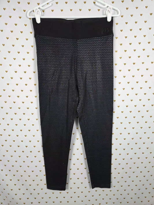 Victorias Secret PINK Chevron Leggings Yoga Pants Zig Zag Small