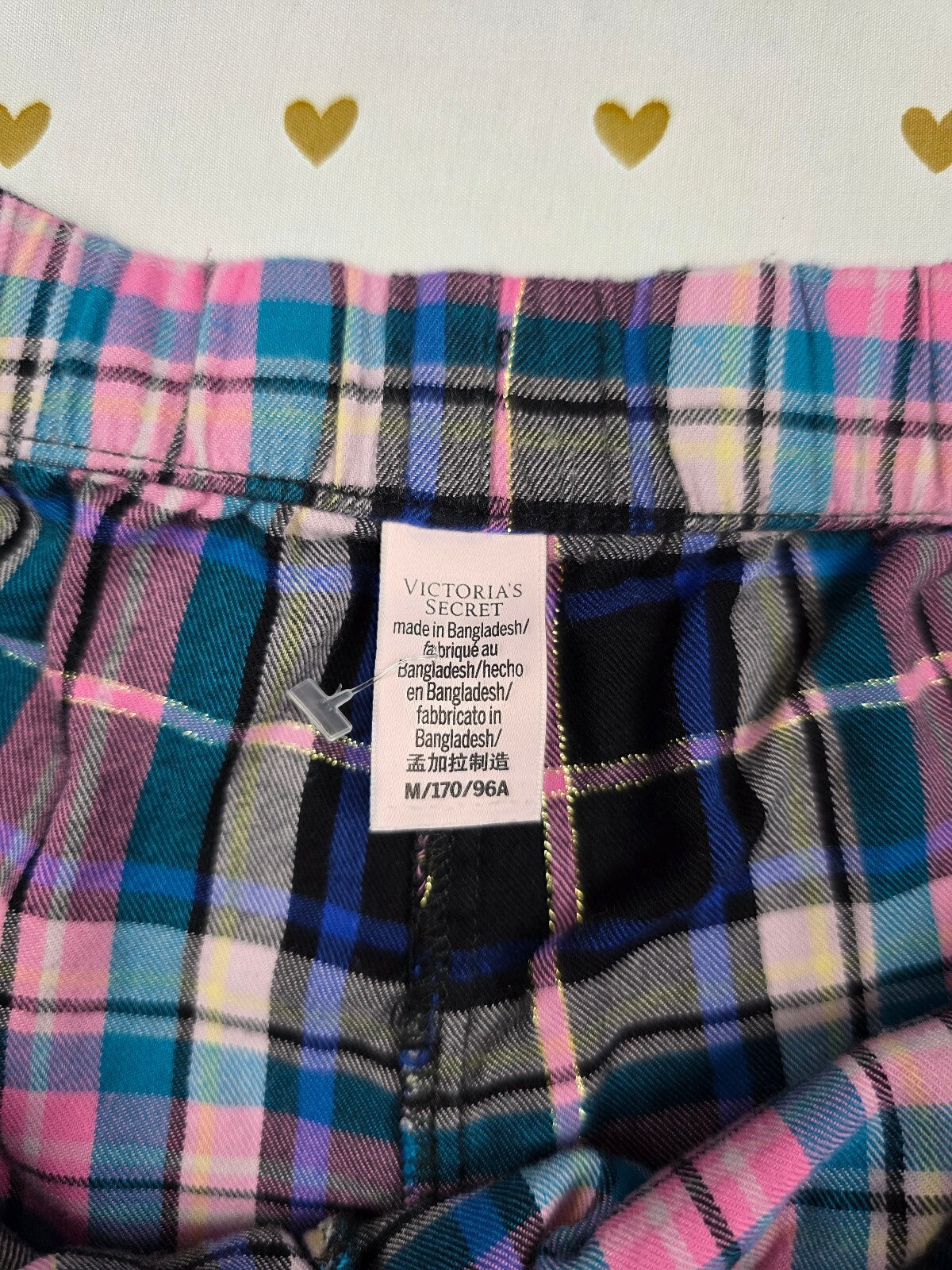 Victorias Secret Plaid Comfy Medium Sleep Shorts Boxers Pajama Bottoms