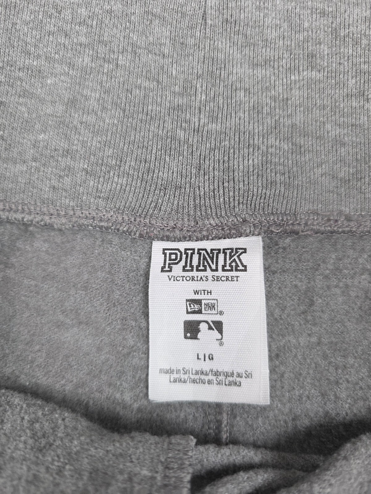 Victoria's Secret PINK New York Yankees MLB Shorts Large Gray