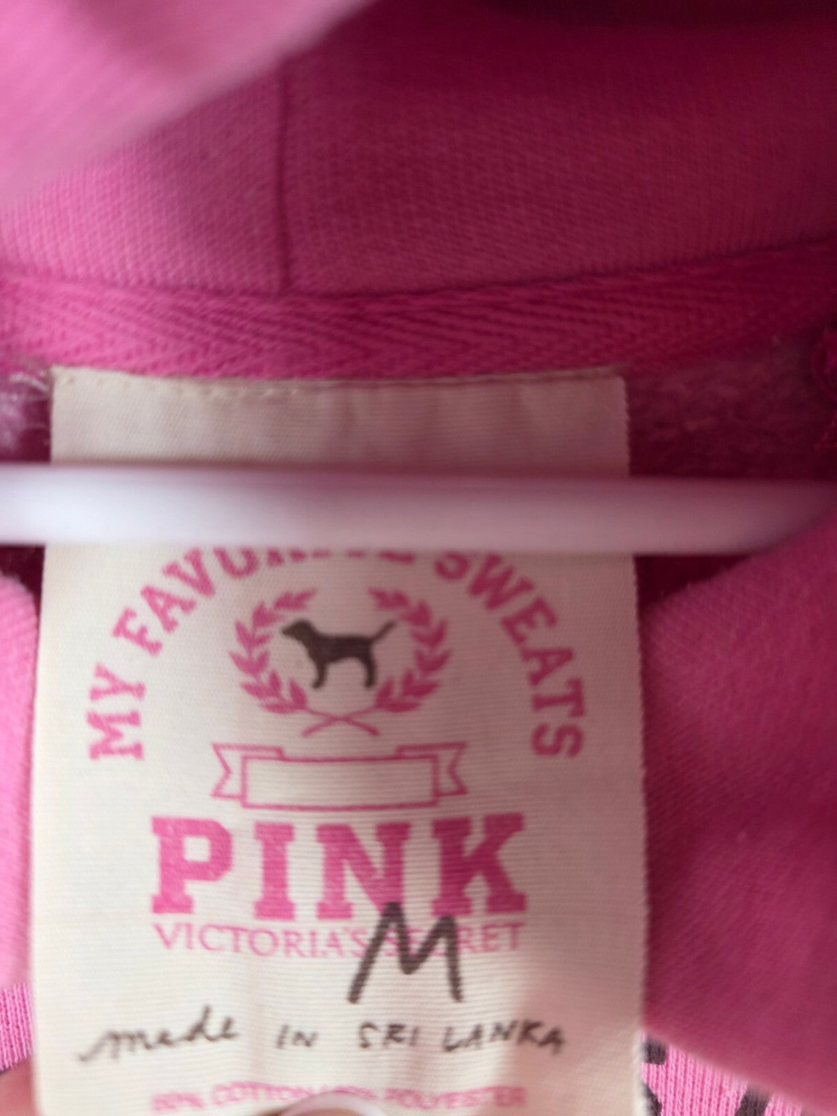 Victorias Secret PINK University Vintage Y2k Hooded Sweater Dress medium