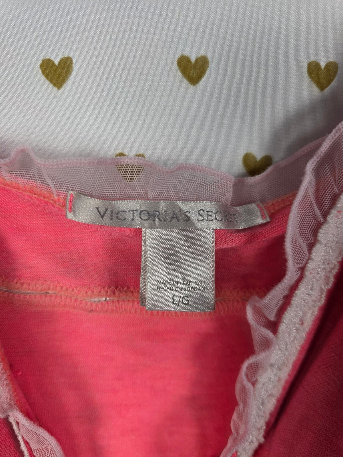 Victorias Secret Super soft Neon Nightie Slip Dress Lingerie Sleep LARGE