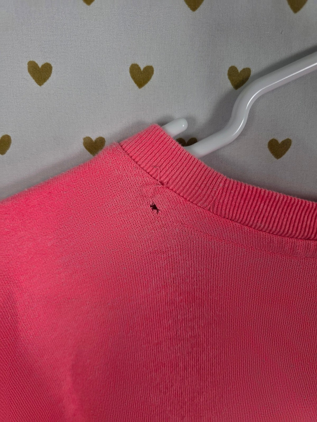 Victorias Secret ALL PINK EVERYTHING Neon Crew Sweater Shirt LARGE