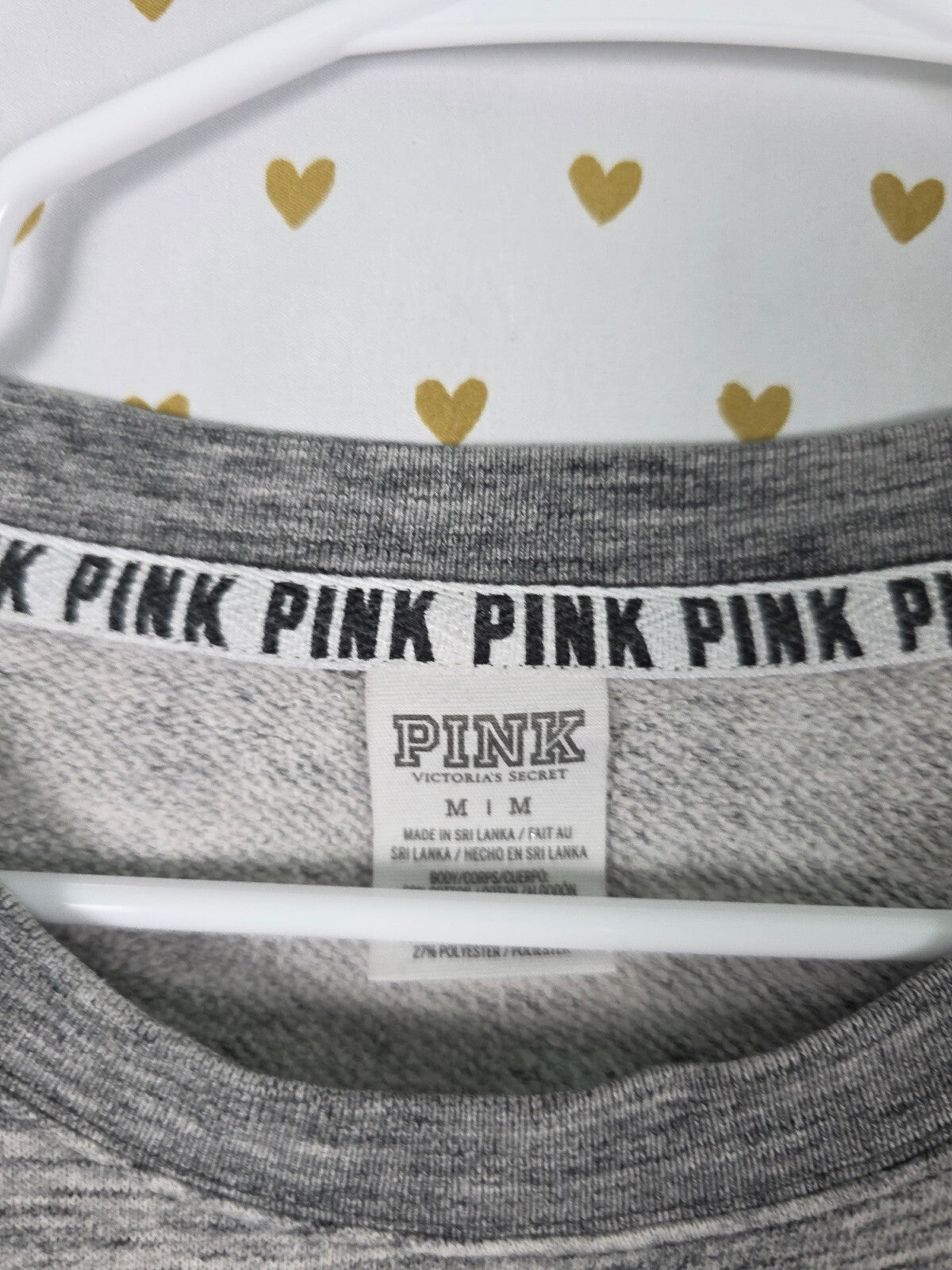 Victorias Secret Pink TEAL Colorblock Sweater Shirt Oversized MEDIUM
