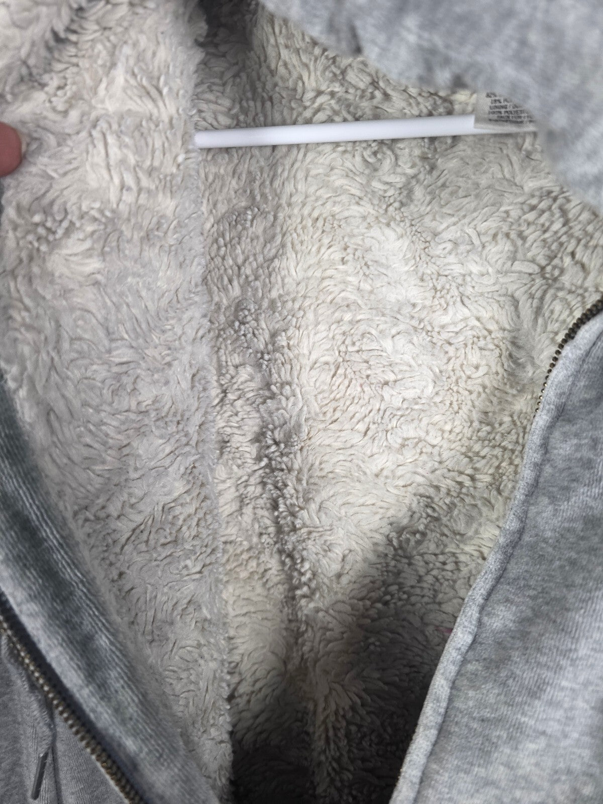 Victorias Secret Pink Vintage Velour Gold Bling Fur Lined Hoodie Jacket Large