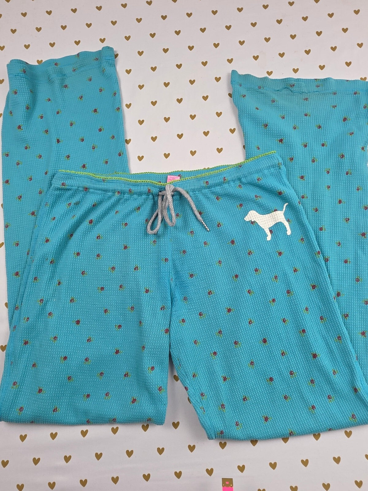 Victorias Secret Pink Thermal Vintage  Sleep Pants Pajama PJ Bottoms XS