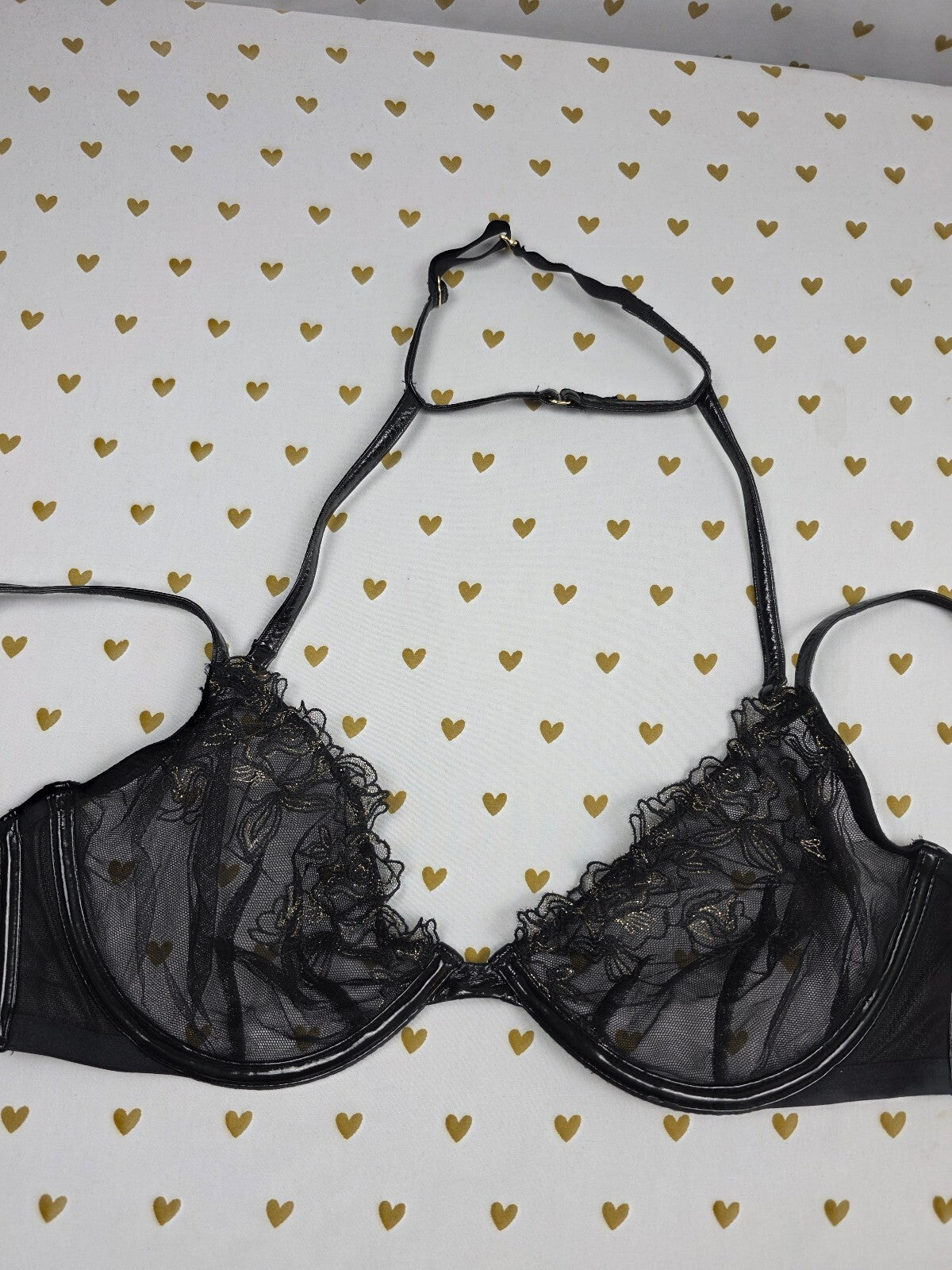 Victorias Secret New NWT  34DD Choker Bra Very Sexy Low Cut demi 34DD