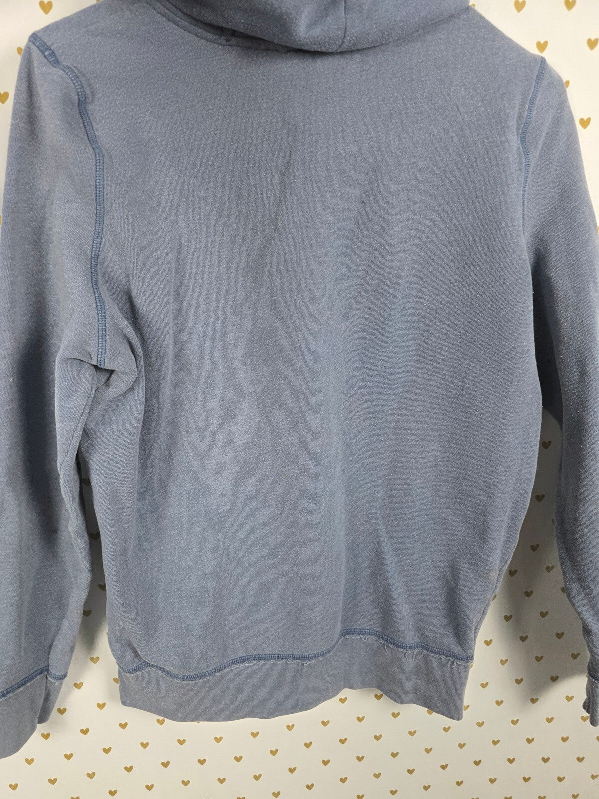 Victorias Secret Pink Vintage Ready Set PINK V neck Pullover Hoodie Sweater Med