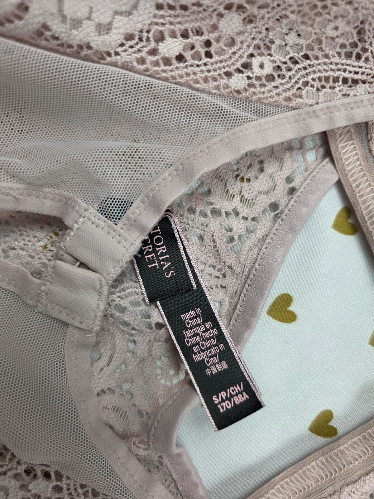 Victorias Secret Lace Thong Stretch Bodysuit Teddy Sheer Button Crotch SMALL