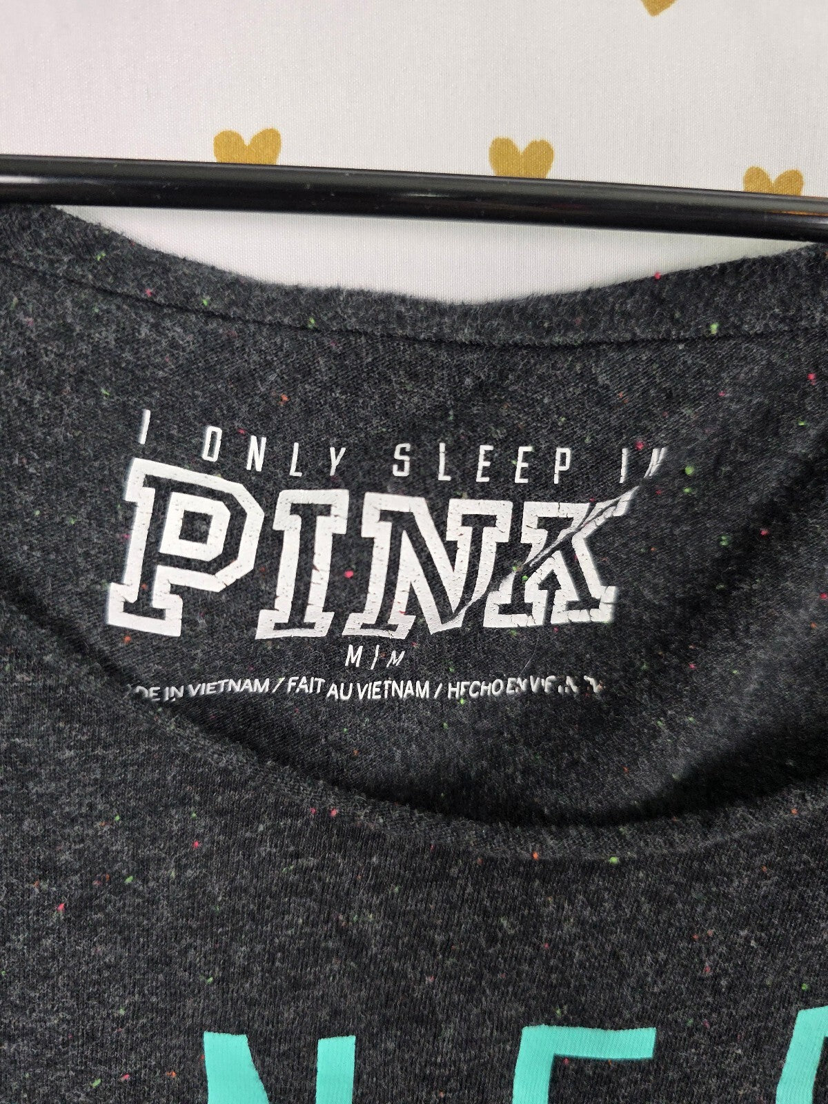 Victorias Secret Pink I NEED COFFEE Sleep Shirt Nightgown Medium