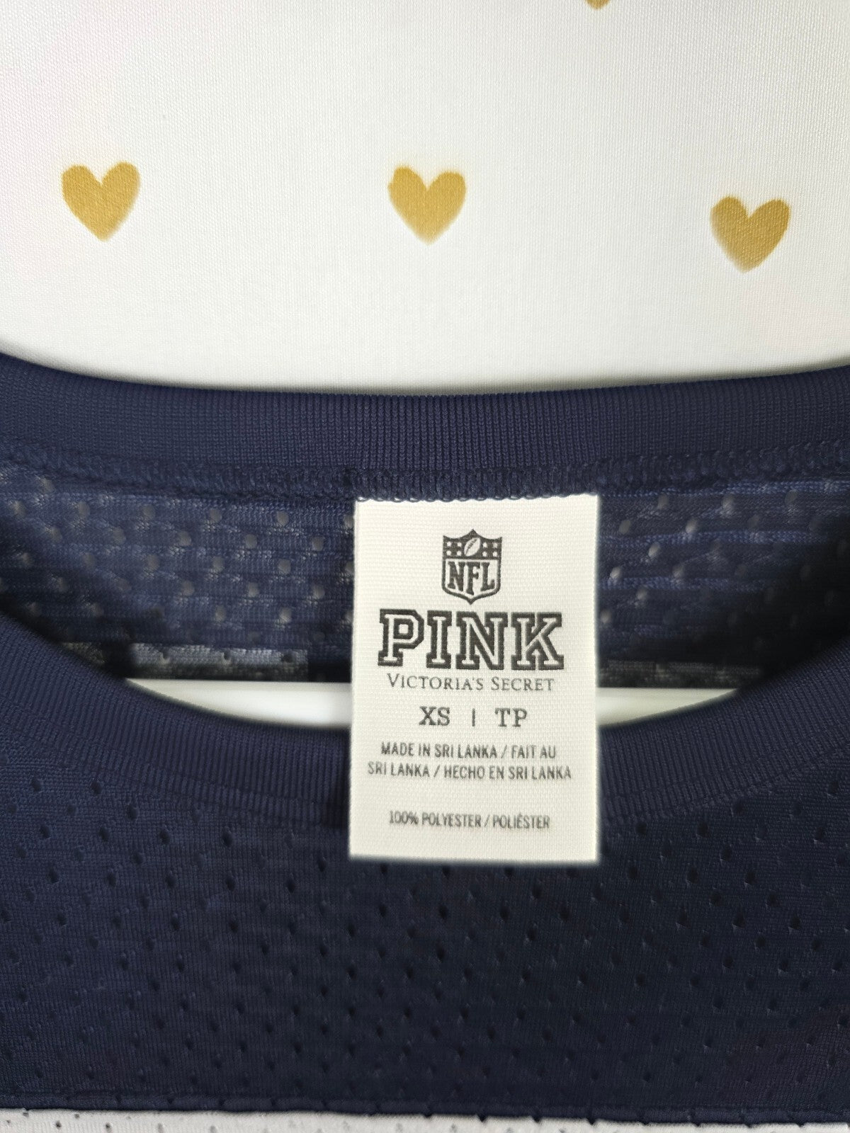 VS PINK Dallas Cowboys Jersey XS NFL America's Team Mesh Football Shirt