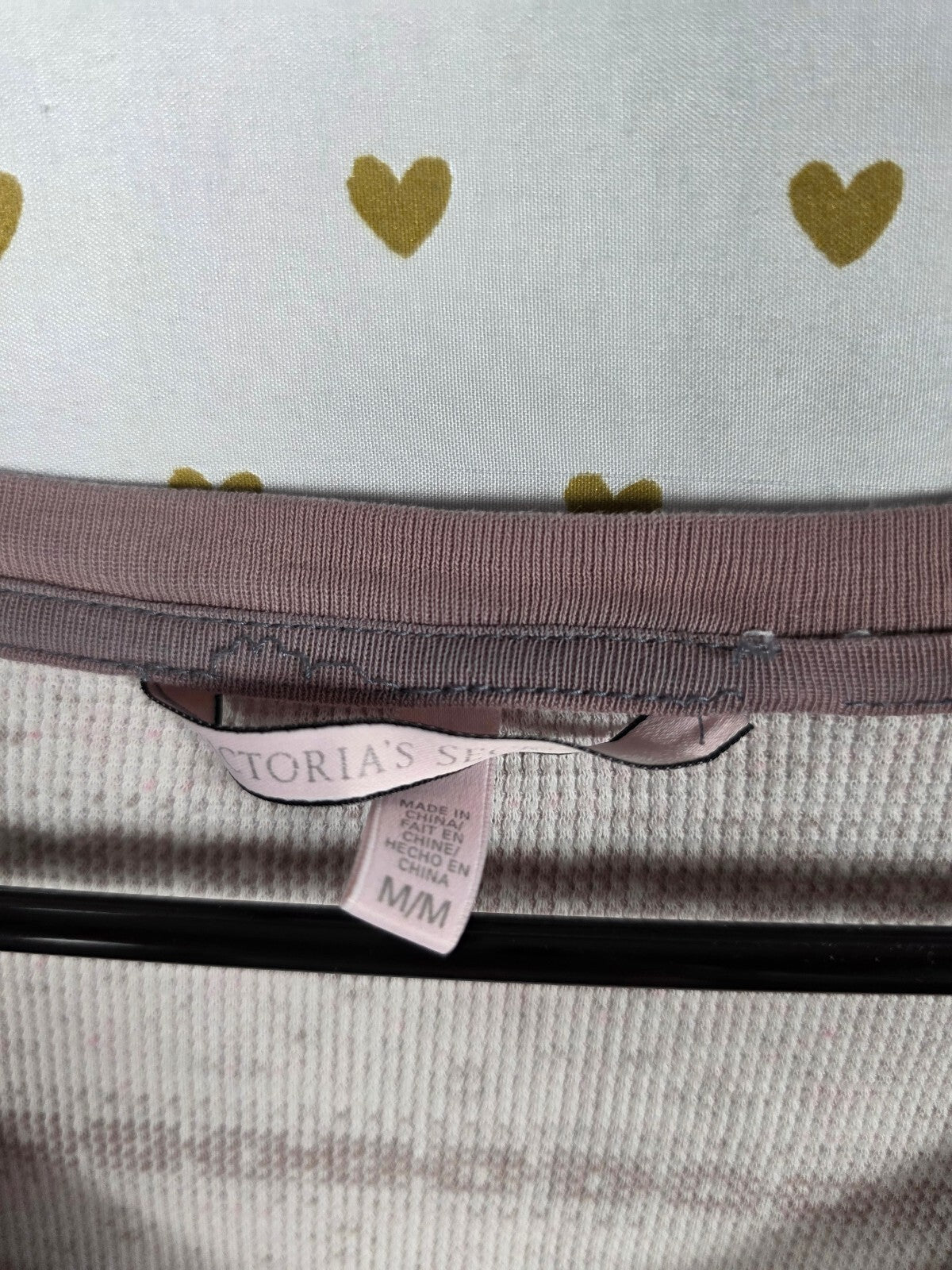 Victorias Secret Thermal Waffle Sleep Set Medium Lounge