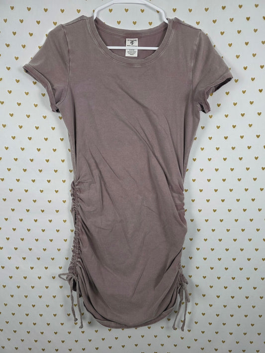 Victorias Secret PINK Ruched Side Tee Shirt Dress adjustable MEDIUM