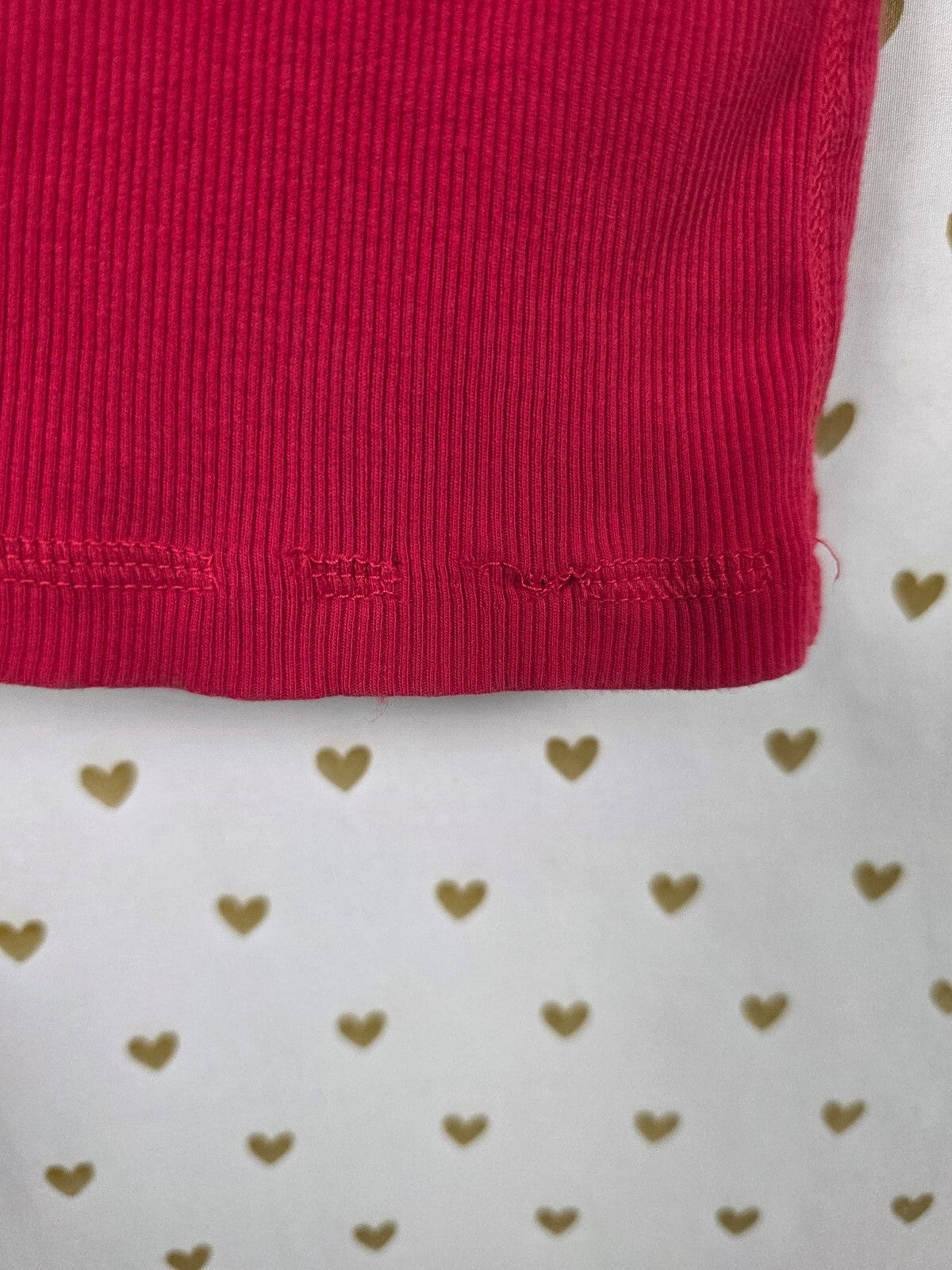 Victoria's Secret Life of the Slumber Party Ribbed Tank Top Pink Size Large
