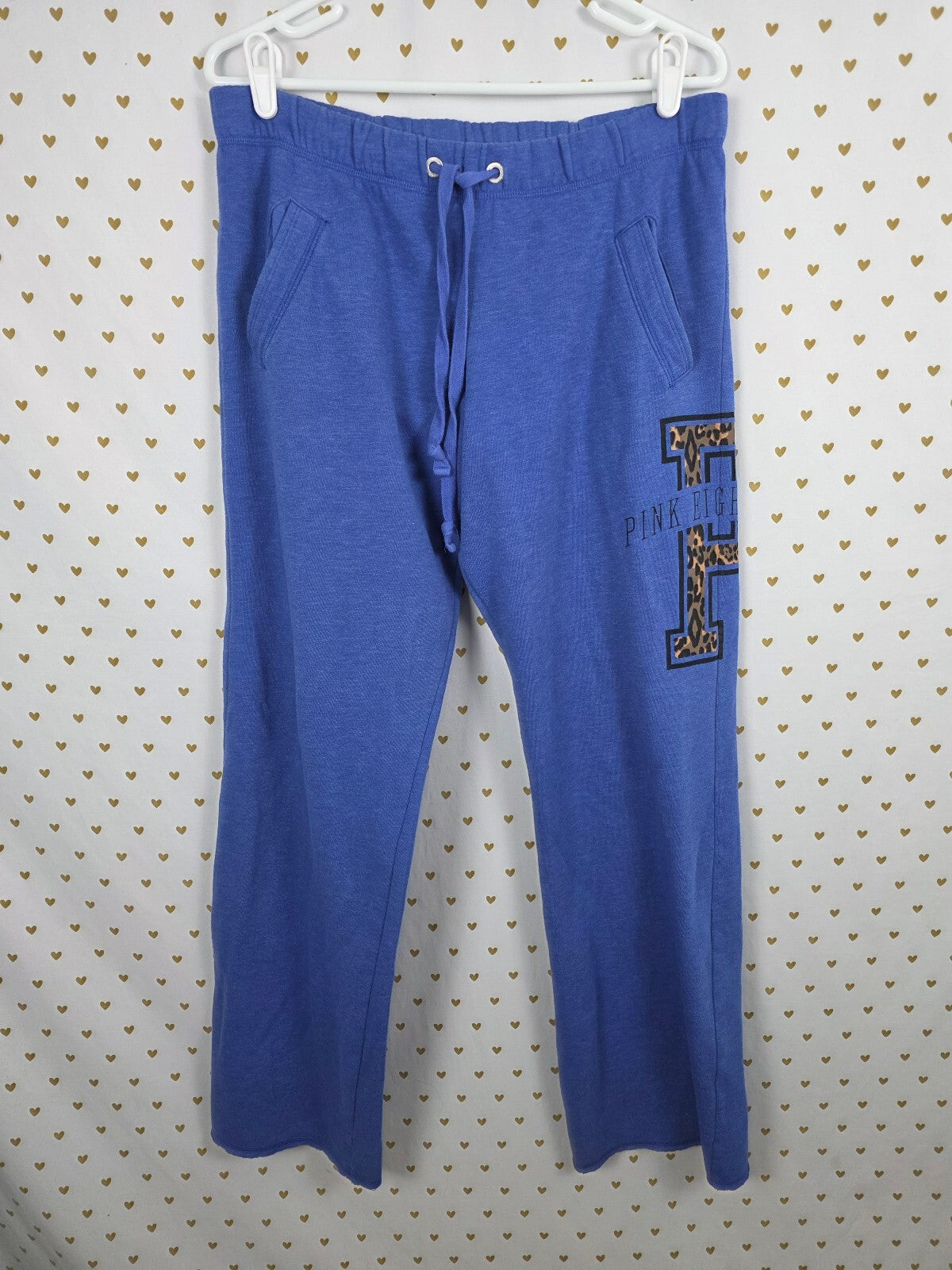 Victoria's Secret PINK Leopard P Eighty Six Hoodie Sweatpants Set XS Y2K Outfit