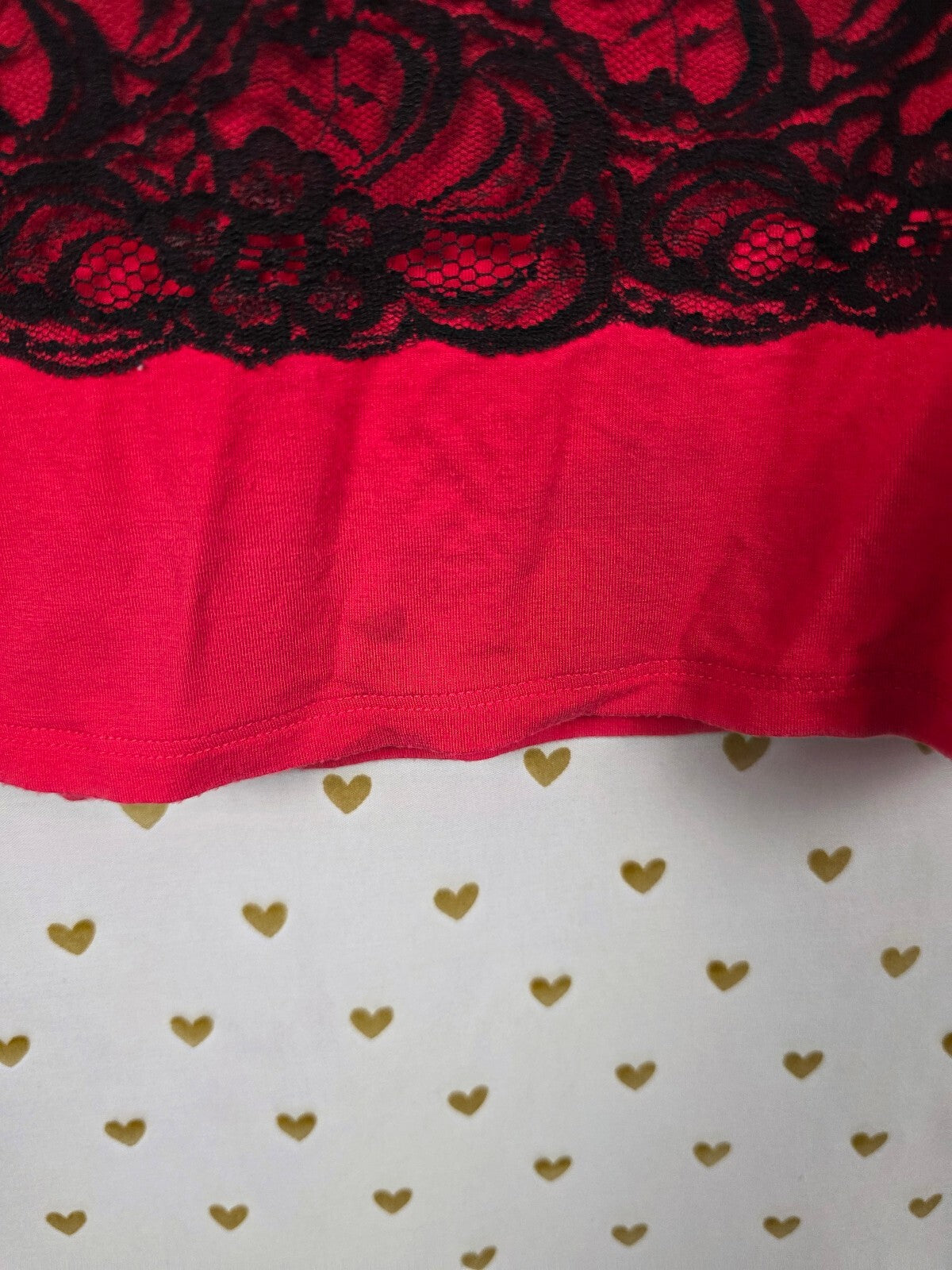 Victoria's Secret Sexy Little Things Pink Black Lace Chemise Babydoll Slip