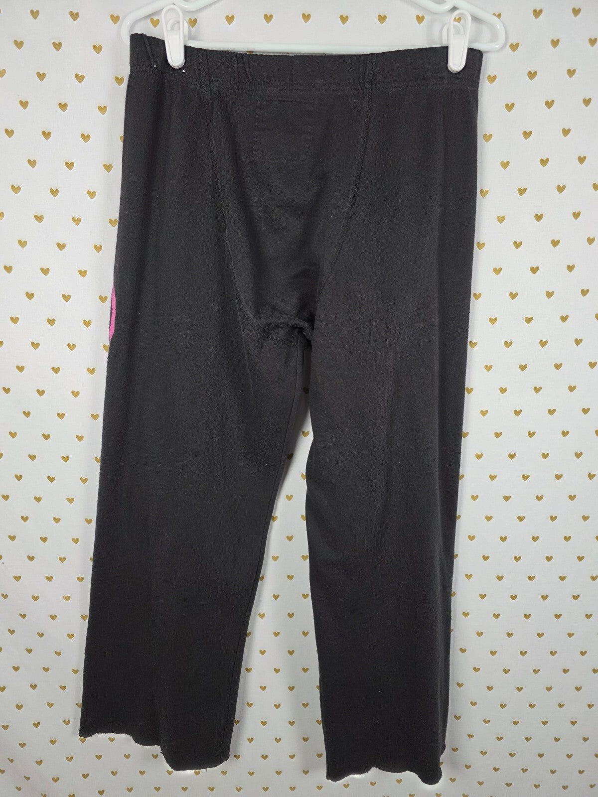 Victorias Secret PINK Vintage Diaper Butt Boyfriend Sweats Y2k PEACE HEART SMALL
