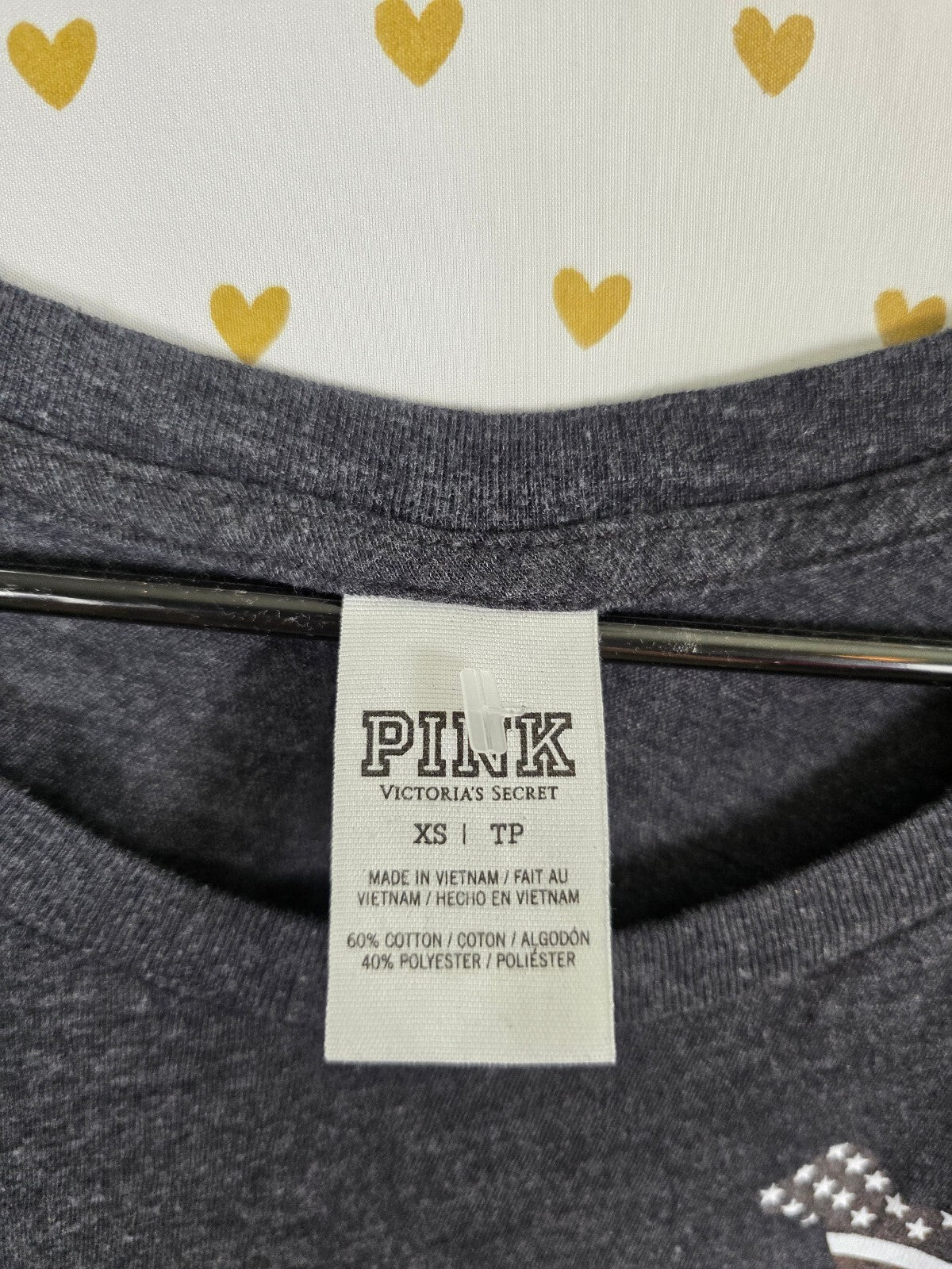 Victorias Secret PINK USA Bling America sequined Tank Top XS