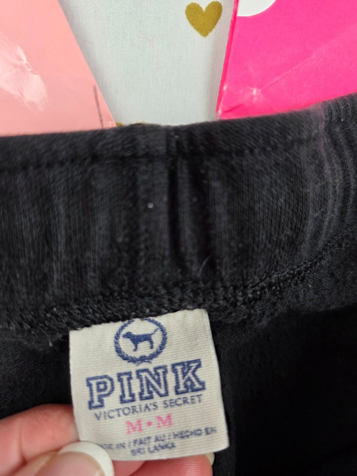 Victorias Secret PINK Vintage 86 Logo y2k Sweat Shorts Medium