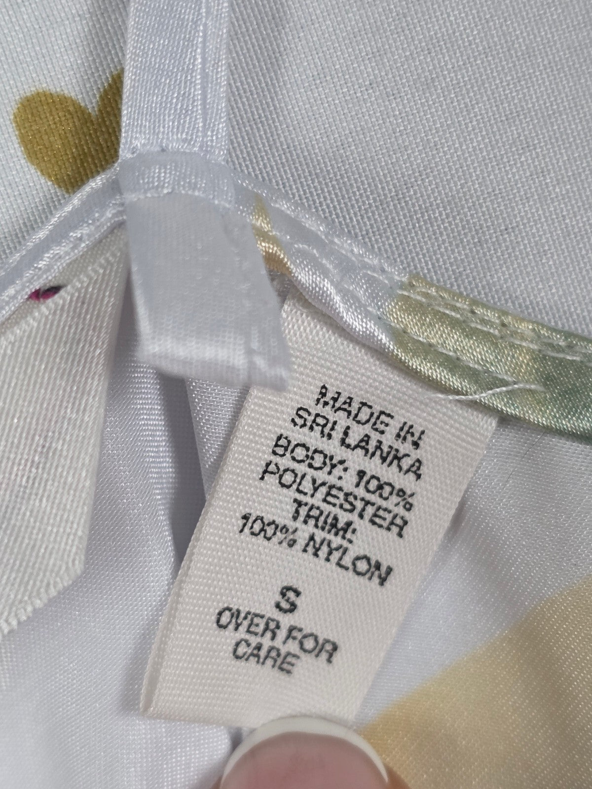 Victorias Secret Vintage Heart Label Floral Satin Slip Dress Nightie Lingerie Sm