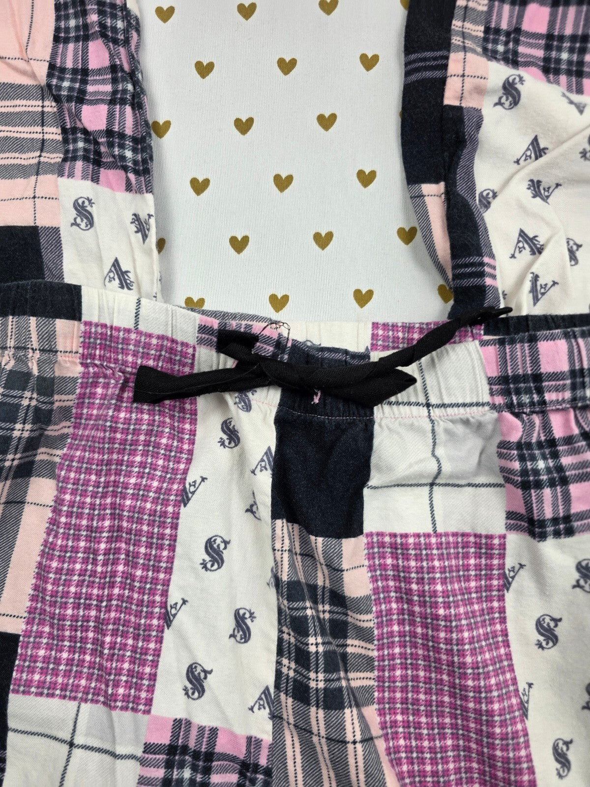 Victorias Secret Patchwork XL Sleep Pants Pajama PJ Bottoms