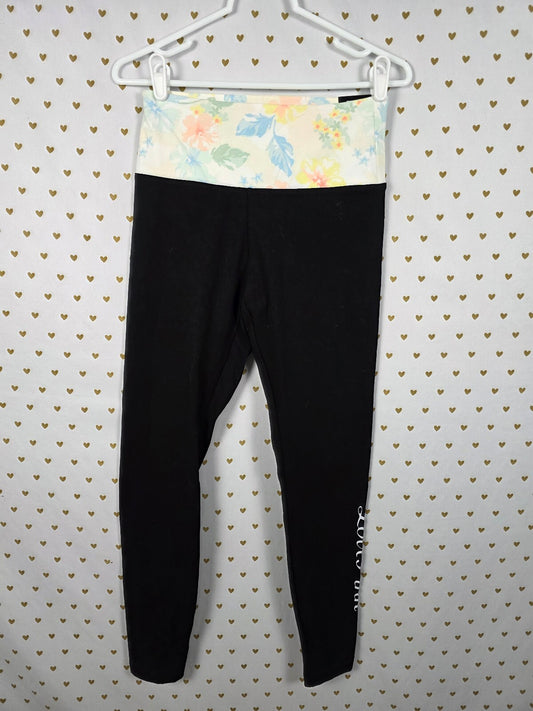 Victorias Secret PINK HIgh waist NWT Floral Ankle Skinny Yoga Pants or FOLDOVER