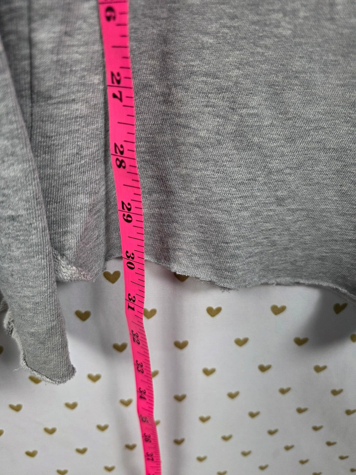 Victoria's Secret PINK Gray LOVE Boyfriend Zebra Wide Leg Lounge Pants M Flared