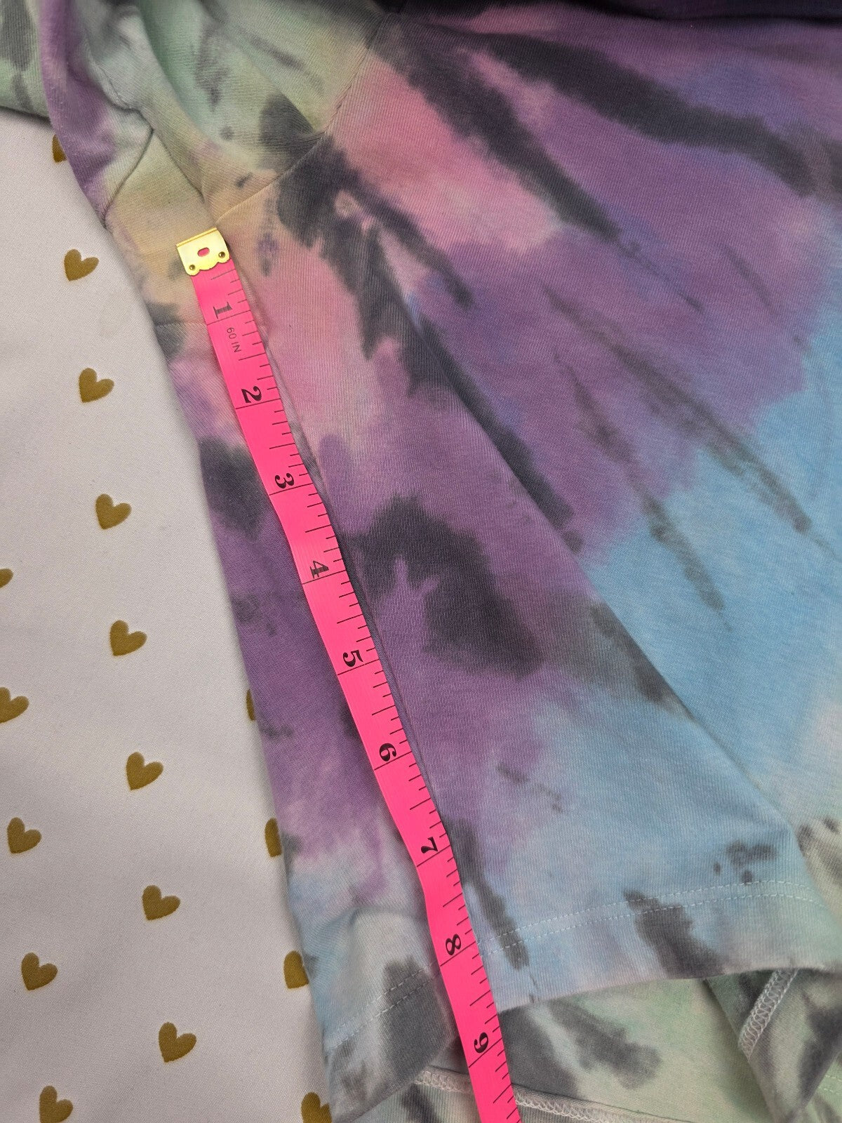 Victorias Secret PINK Long Tye Dye Bike Shorts XL