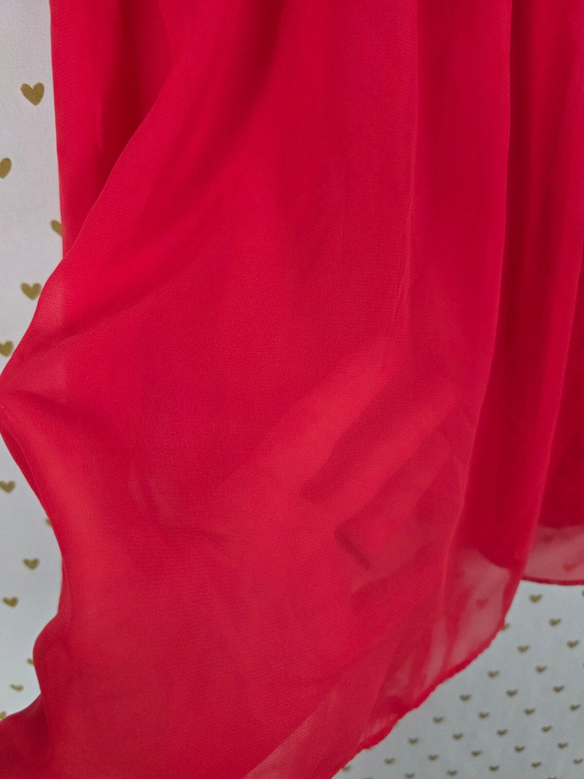 Victorias Secret Red Sheer Strappy Babydoll Nightie Medium Lingerie Dress