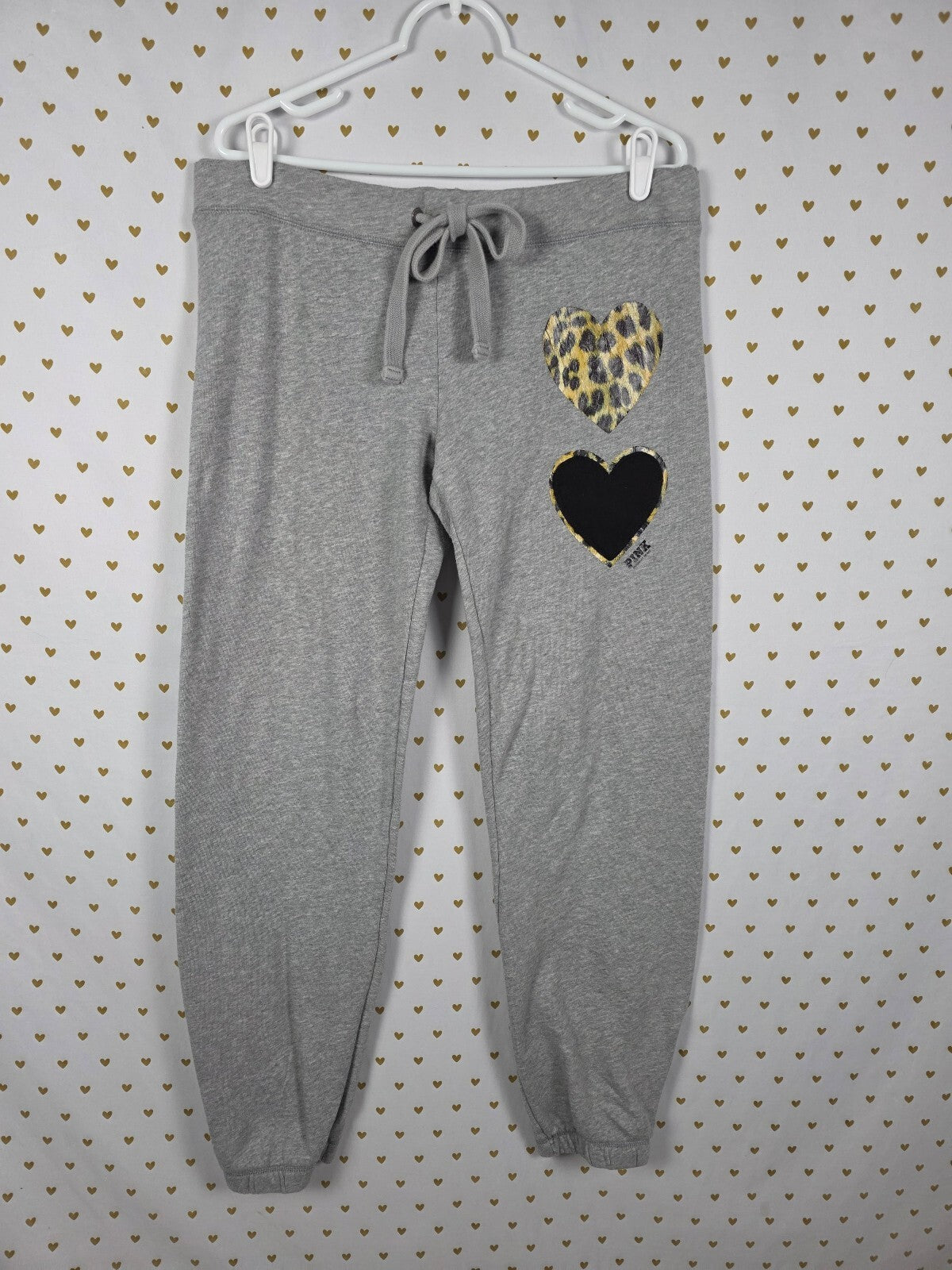 Victorias Secret PINK Vintage y2k Leopard Cheetah Sweats Sweatpants Medium