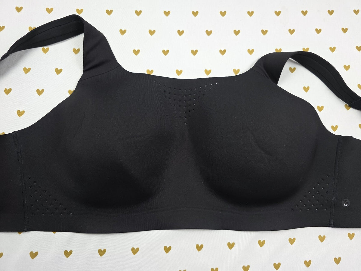 Victorias Secret Black 38D Sports Bra Exercise Supportive Tank Top