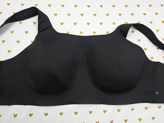 Victorias Secret Black 38D Sports Bra Exercise Supportive Tank Top