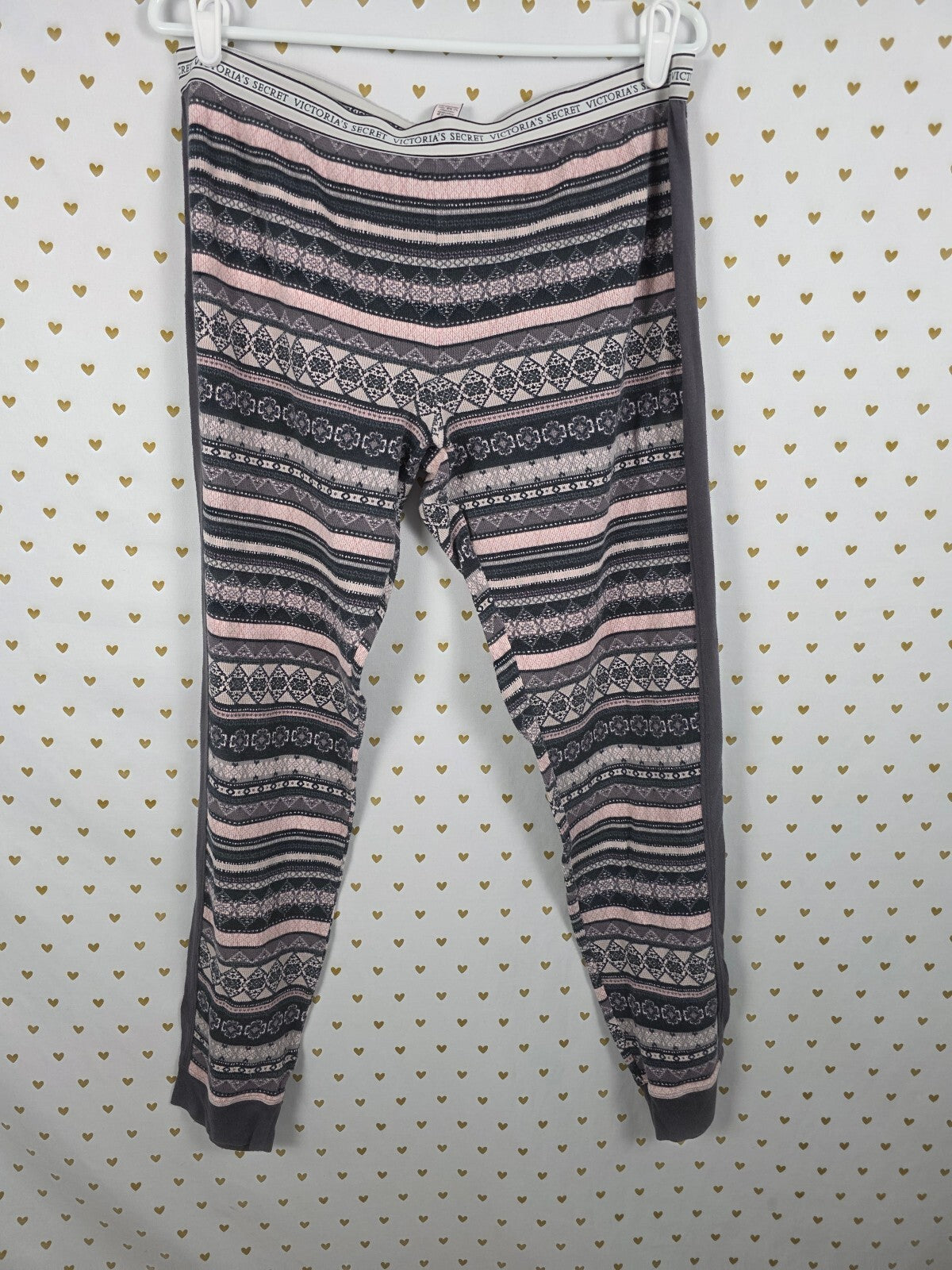 Victorias Secret Thermal Geometric Large Sleep Pants Pajama PJ Bottoms