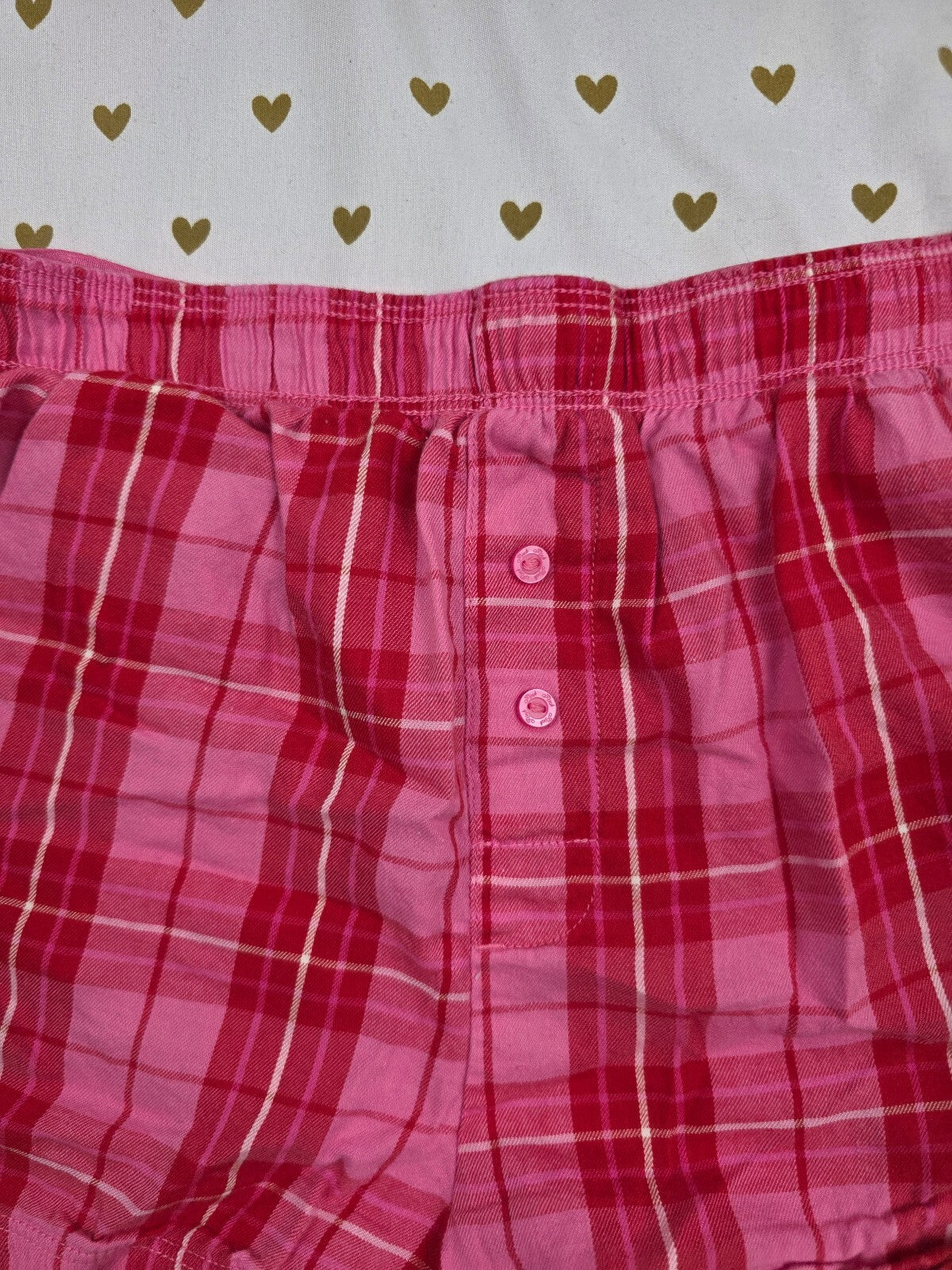 Victorias Secret PINK Plaid XS Sleep Shorts Boxers Pajama Bottoms