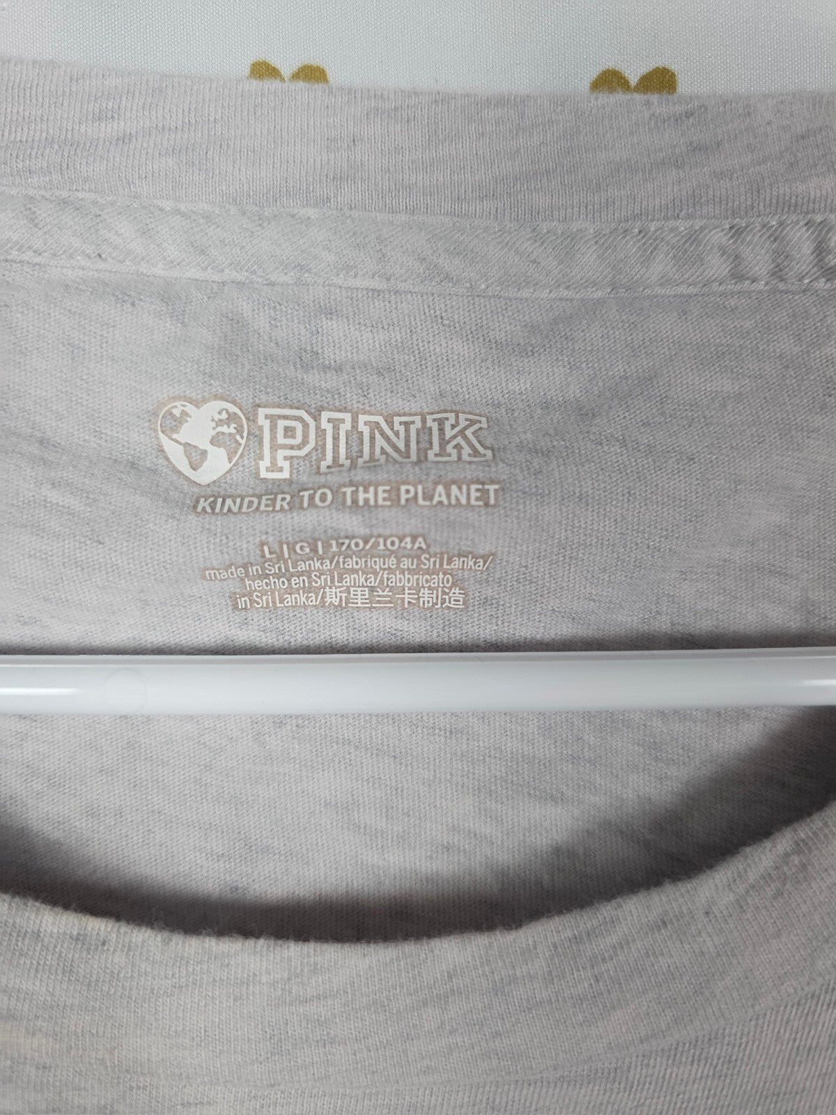 Victorias Secret PINK Gradient Logo Tee shirt LARGE