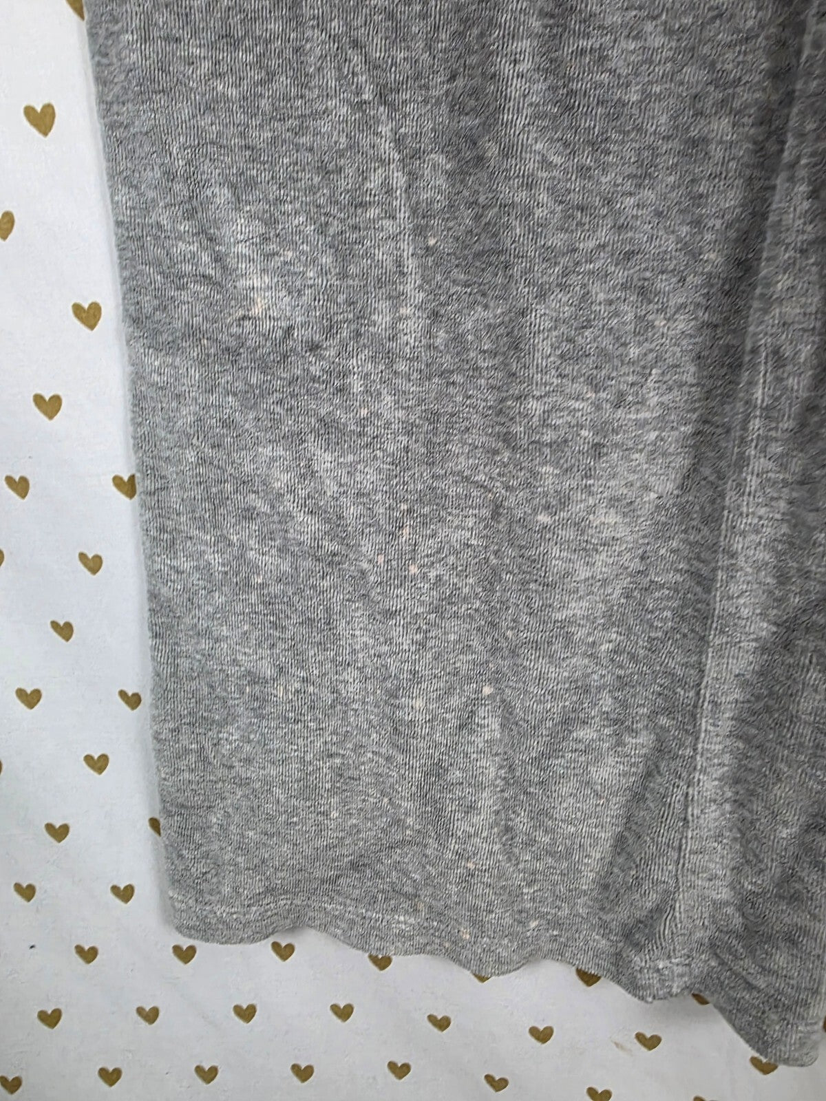 Victorias Secret PINK Vintage Velour Sweats Sweatpants BLING logo Grey Sequined