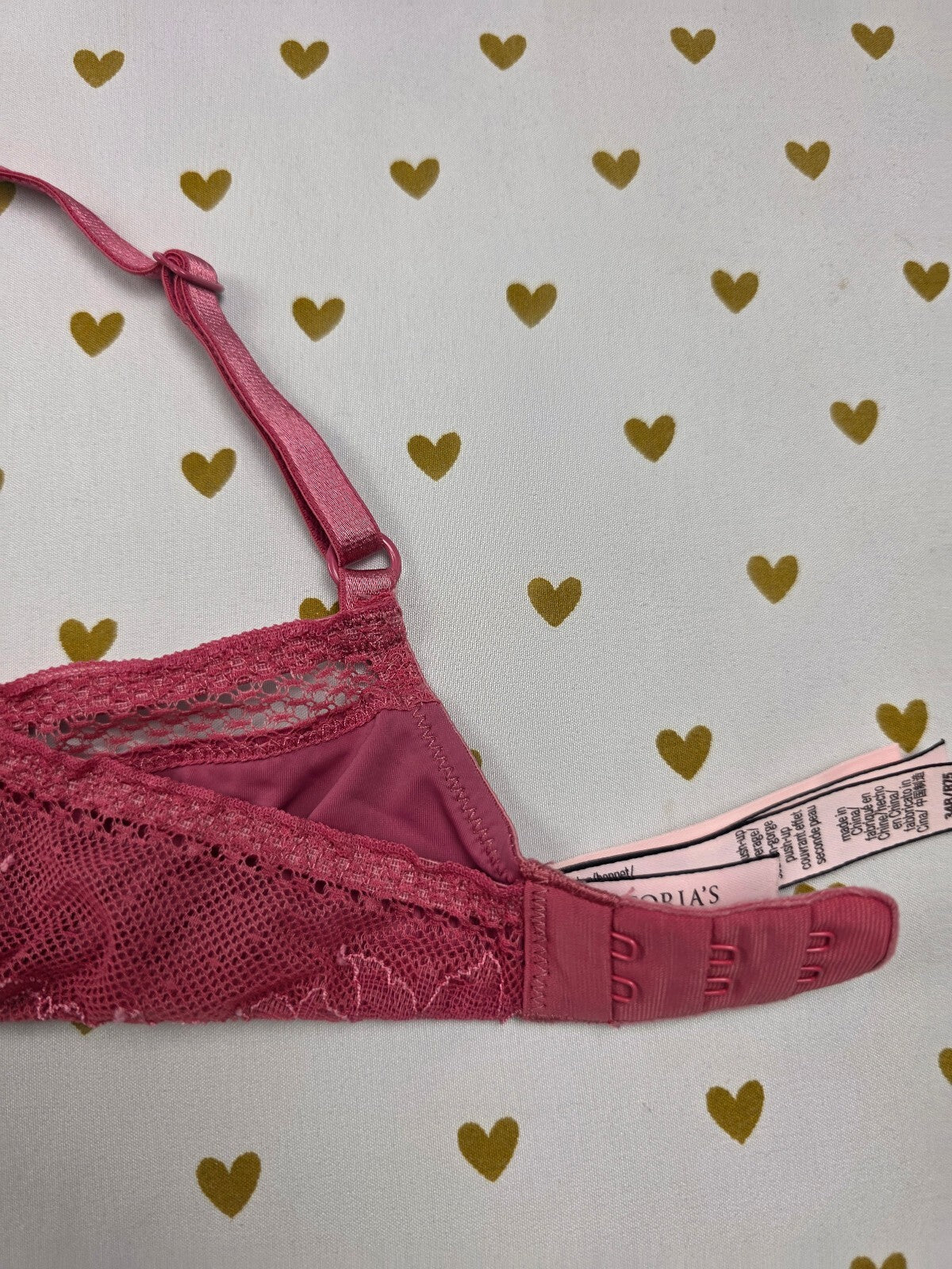 Victorias Secret PInk T shirt Push Up Full Coverage Bra 34B