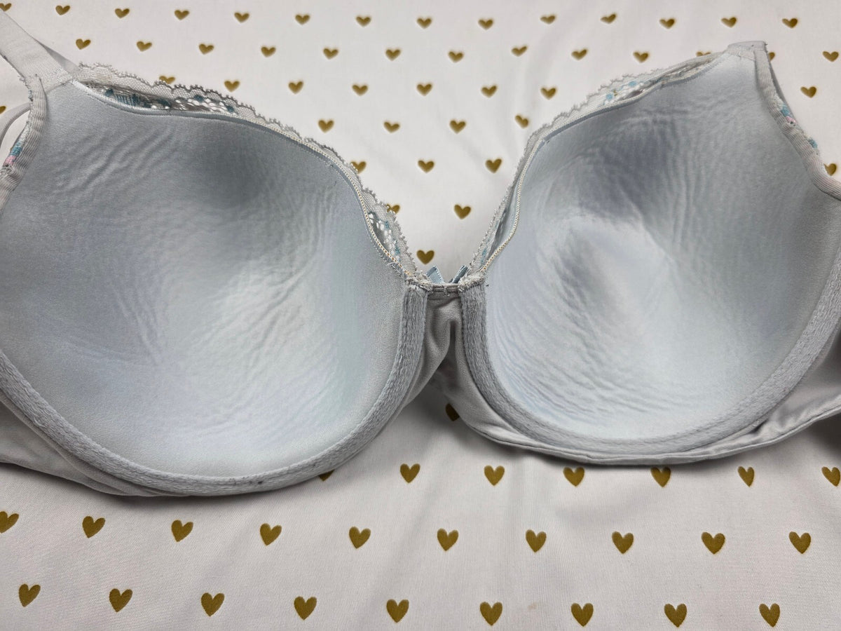 Victoria's Secret Body By victoria Lined Demi Balconette Bra 38DDD 38F
