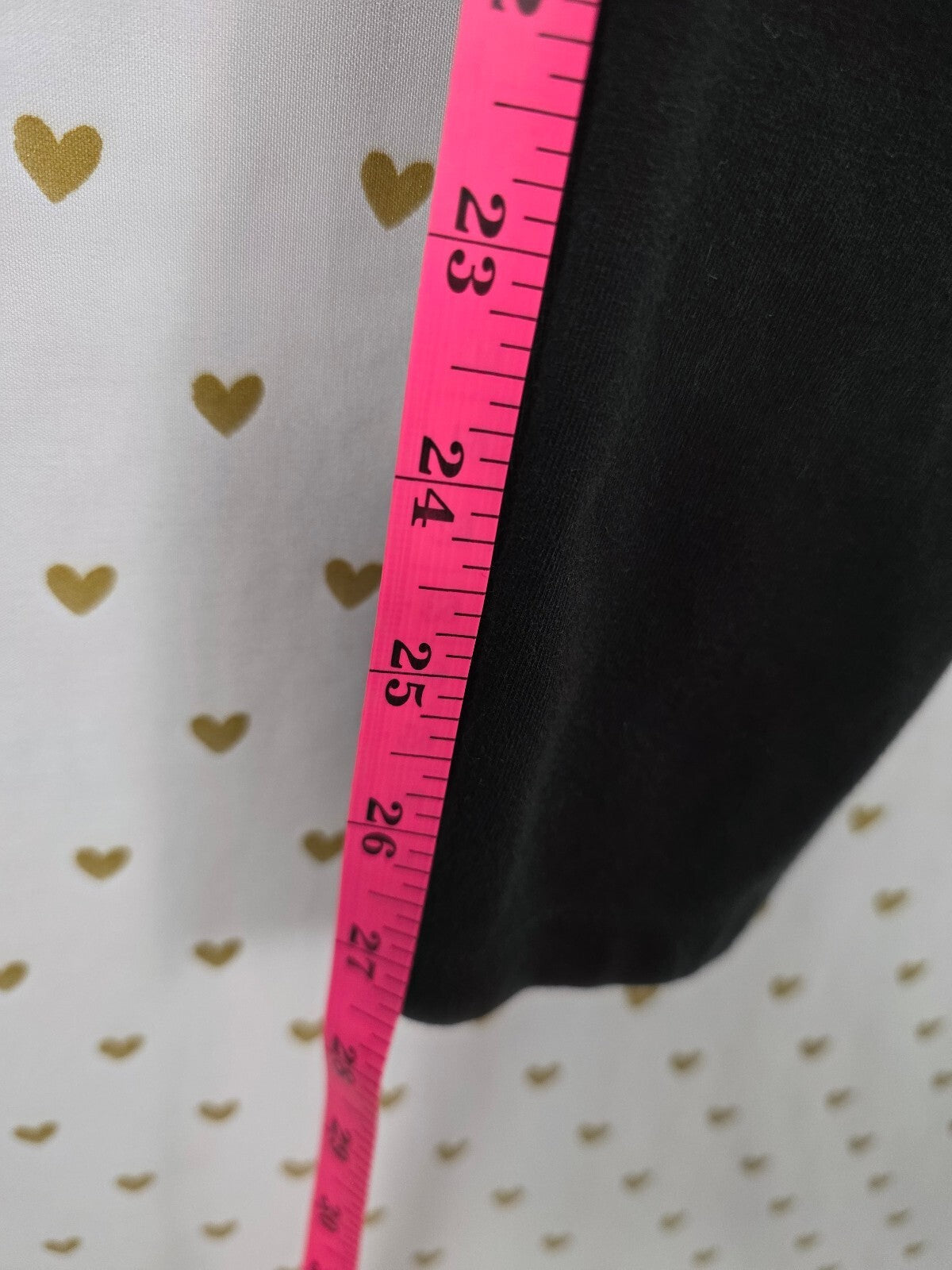 PINK Victoria's Secret FASHION SHOW Bling Foldover Leggings Black Sequin Y2k SM