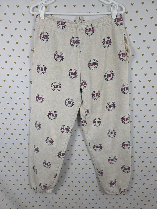 Victorias Secret PINK Crest Sweats Sweatpants Logo XS